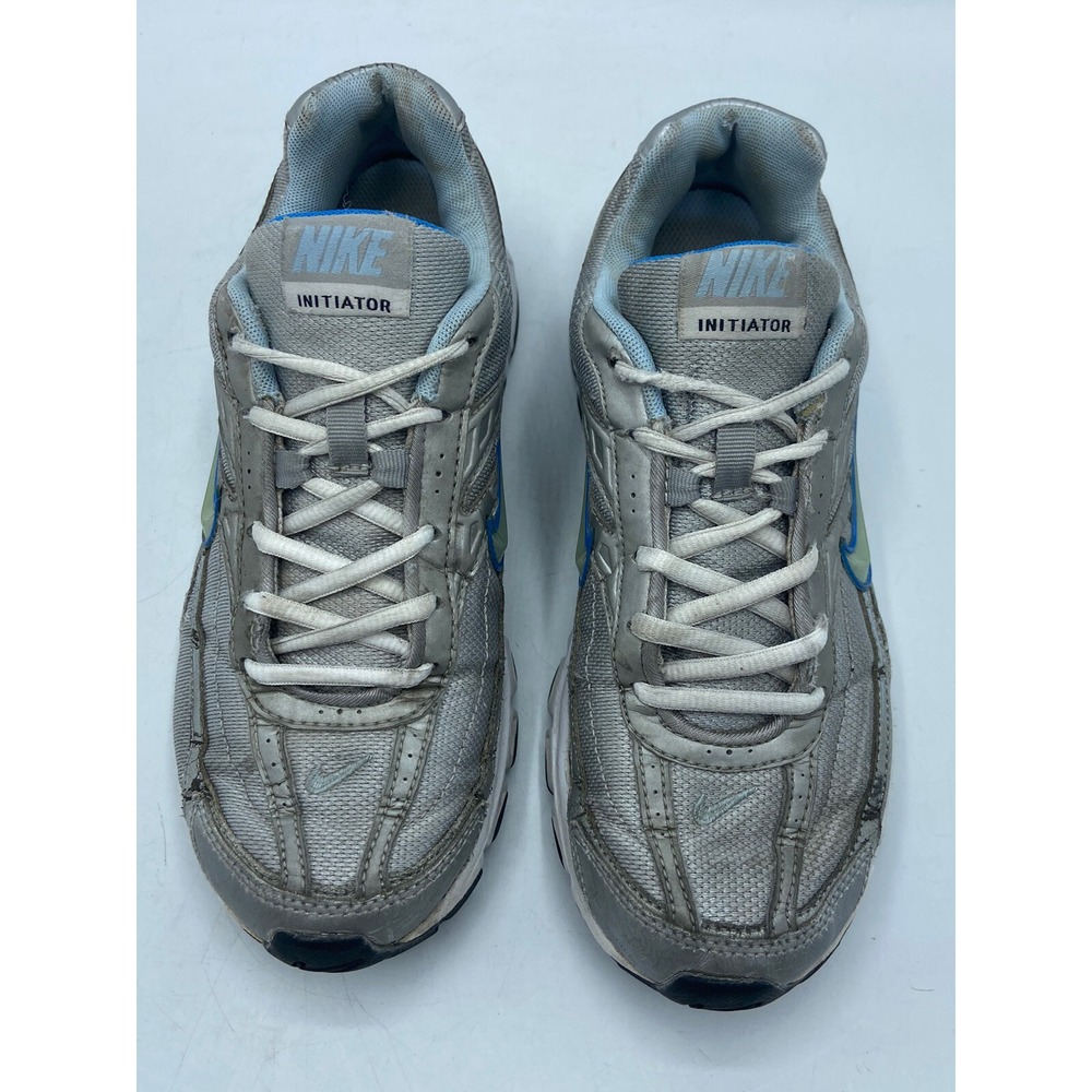 Nike Women's Initiator 394053-001 Gray/Blue Running Walking Shoes Sneaker Sz 8.5 - Picture 1 of 11